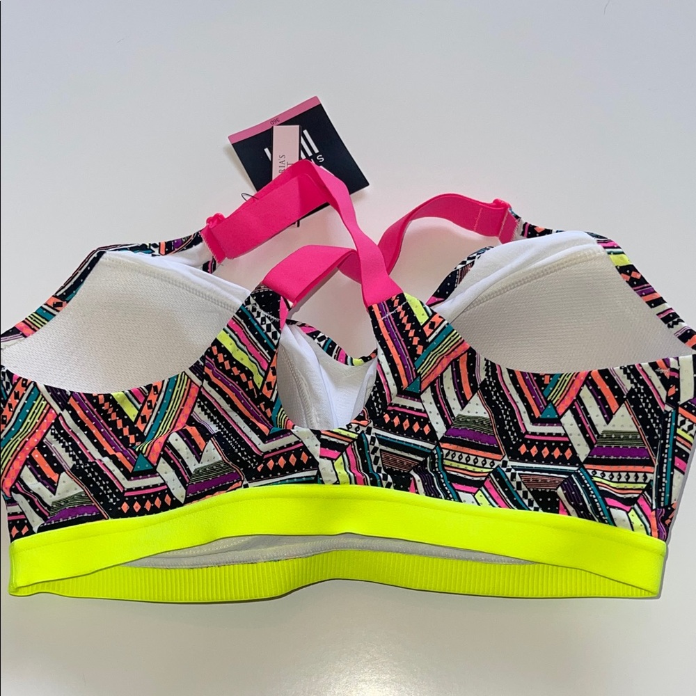 VSX Victoria’s Secret Sport Neon Geometric Sports Bra 36D NWTS - Picture 4 of 4